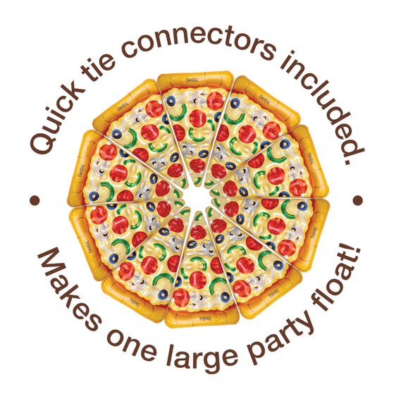 Deluxe Pizza Slice Pool Float