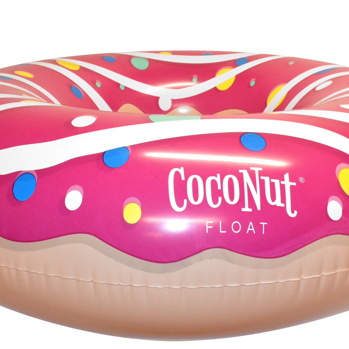 Sprinkled & Glazed Donut Pool Float