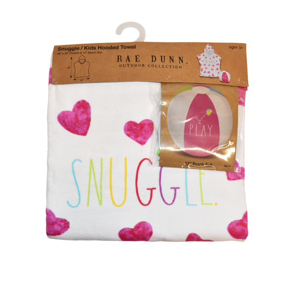 Kids Poncho and Beach Ball Combo