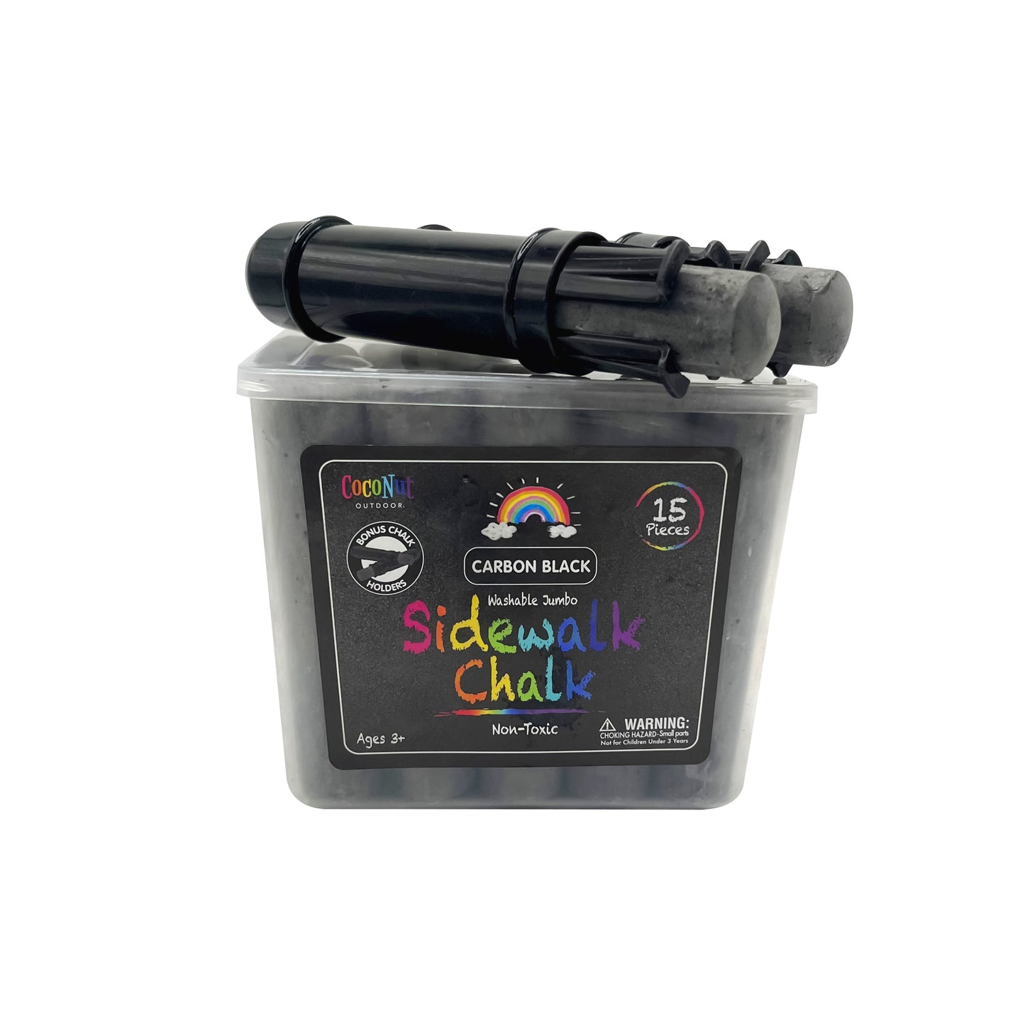 Jumbo Outdoor Sidewalk Chalk - Carbon Black