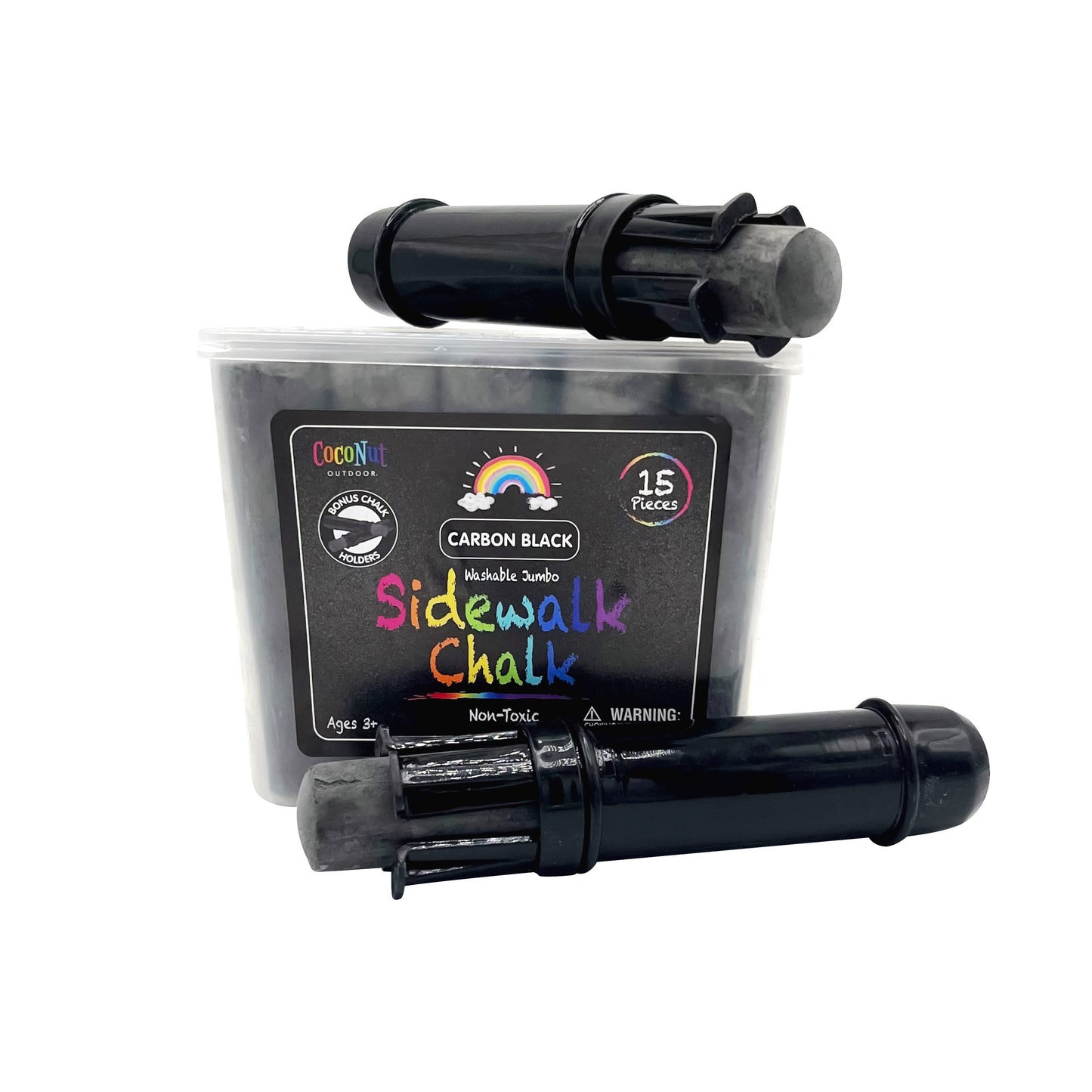 Jumbo Outdoor Sidewalk Chalk - Carbon Black