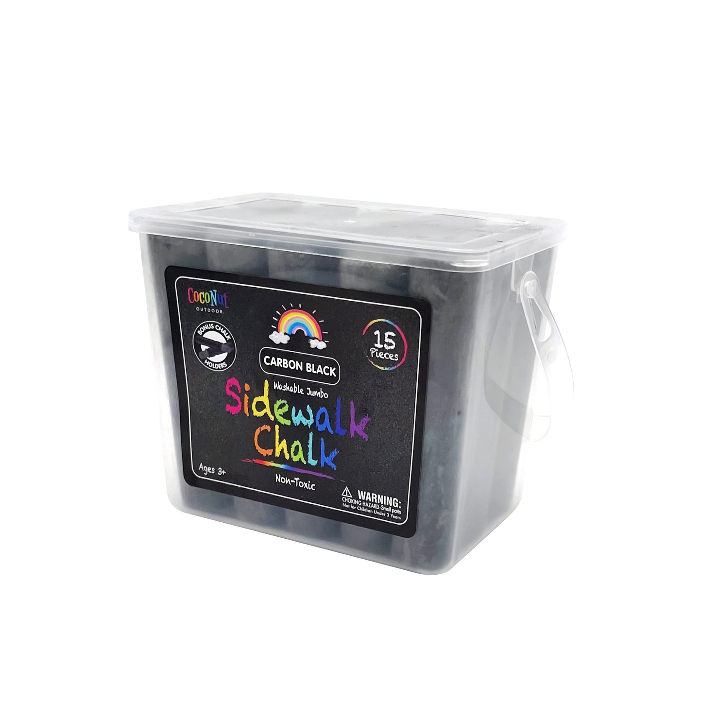 Jumbo Outdoor Sidewalk Chalk - Carbon Black