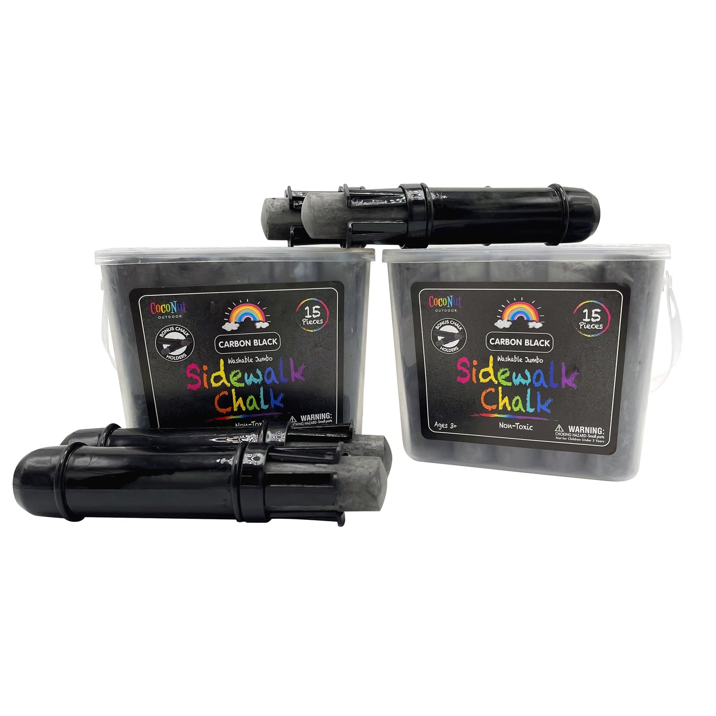Jumbo Outdoor Sidewalk Chalk - Carbon Black