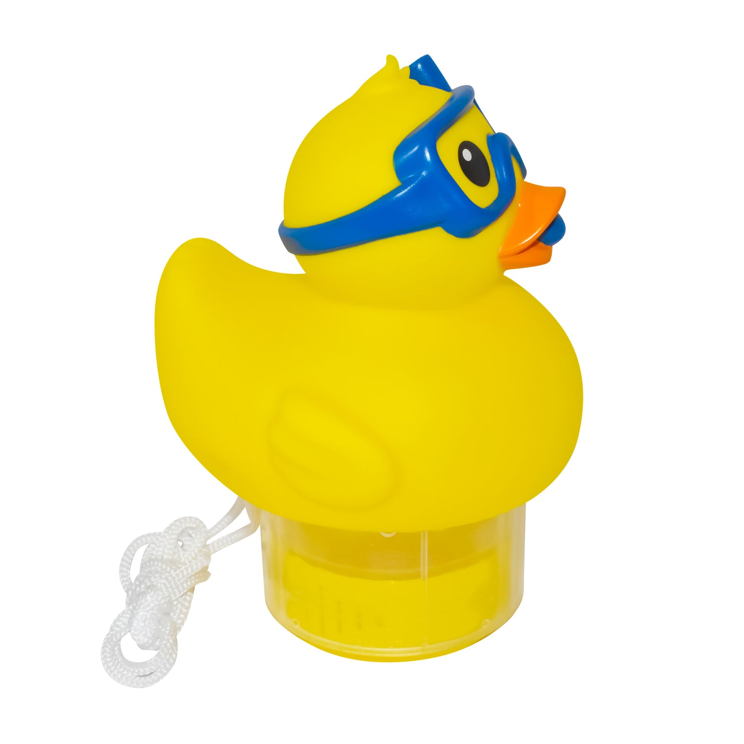 Rubber Duckie with Shark Costume 1” Pool Chlorinator – Floating Chemical Dispenser for Small Pools & Spas – Durable & Fade-Resistant Design