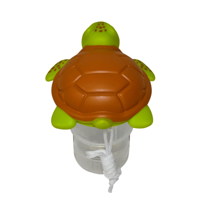 Sea Turtle 1” Pool Chlorinator – Floating Chemical Dispenser for Small Pools & Spas – Durable & Fade-Resistant Plastic