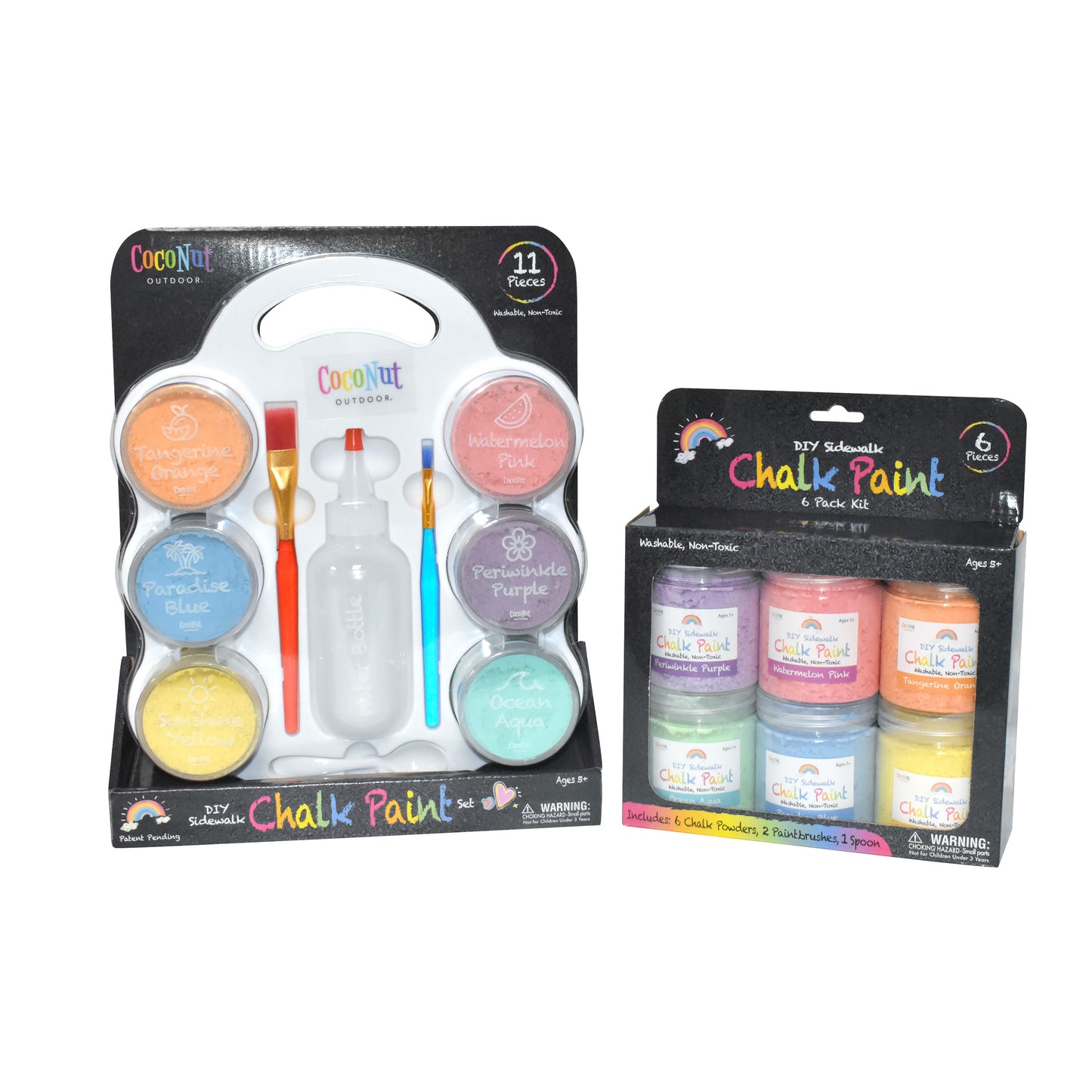 DIY Sidewalk Chalk Set and 6 Pack Bundle