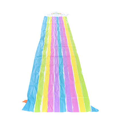 16ft Rainbow Slide & Ride with Sprinkler