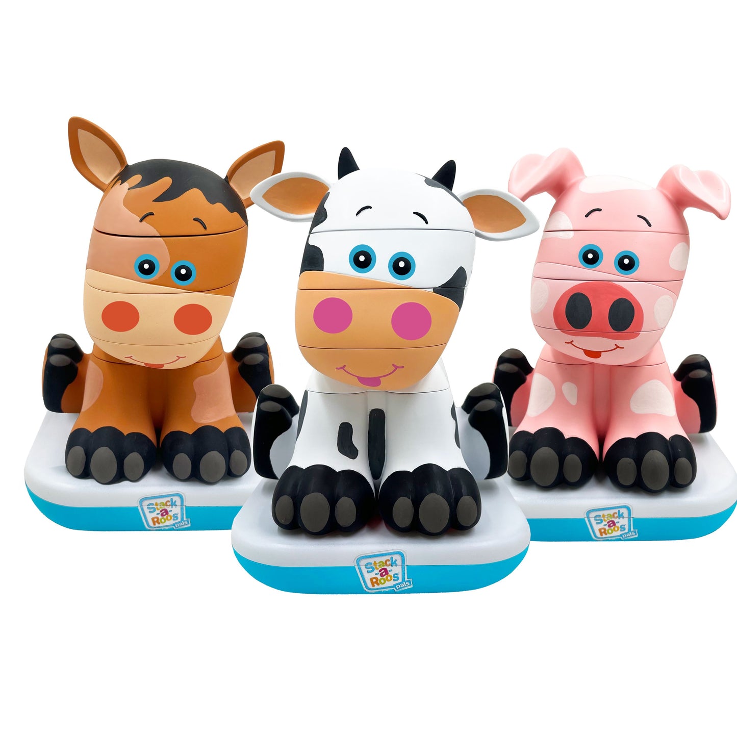 Stack-a-Roos Barnyard Animal 3pk Bundle Maisonette