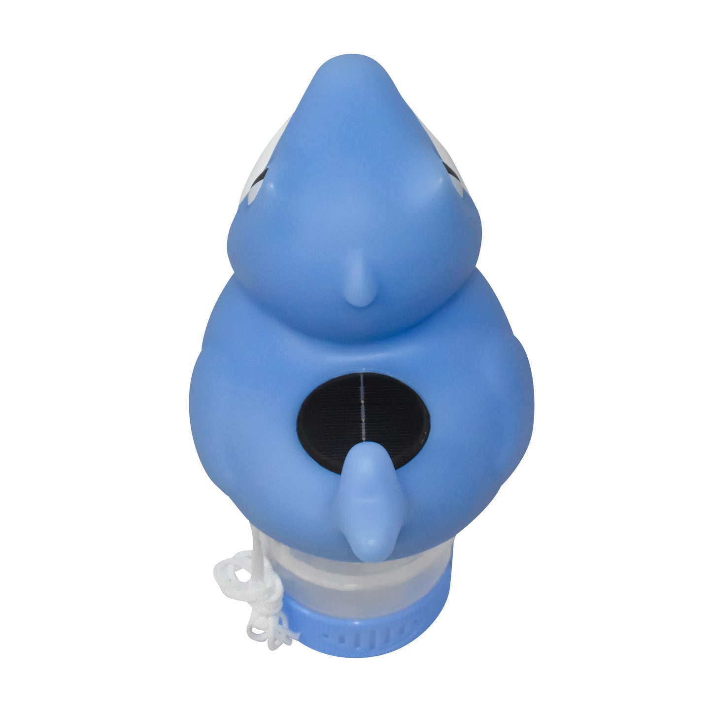 Rubber Duckie with Shark Costume Solar Power LED 3” Pool Chlorinator – Large Capacity Floating Chemical Dispenser – UV-Resistant ABS Plastic