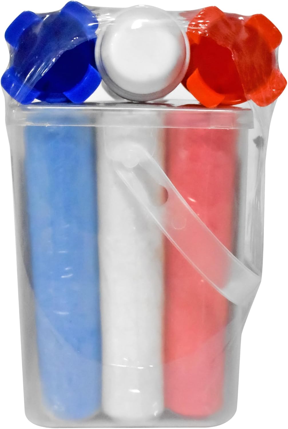Jumbo Outdoor Sidewalk Chalk - 15pc Red, White & Blue - 2pk