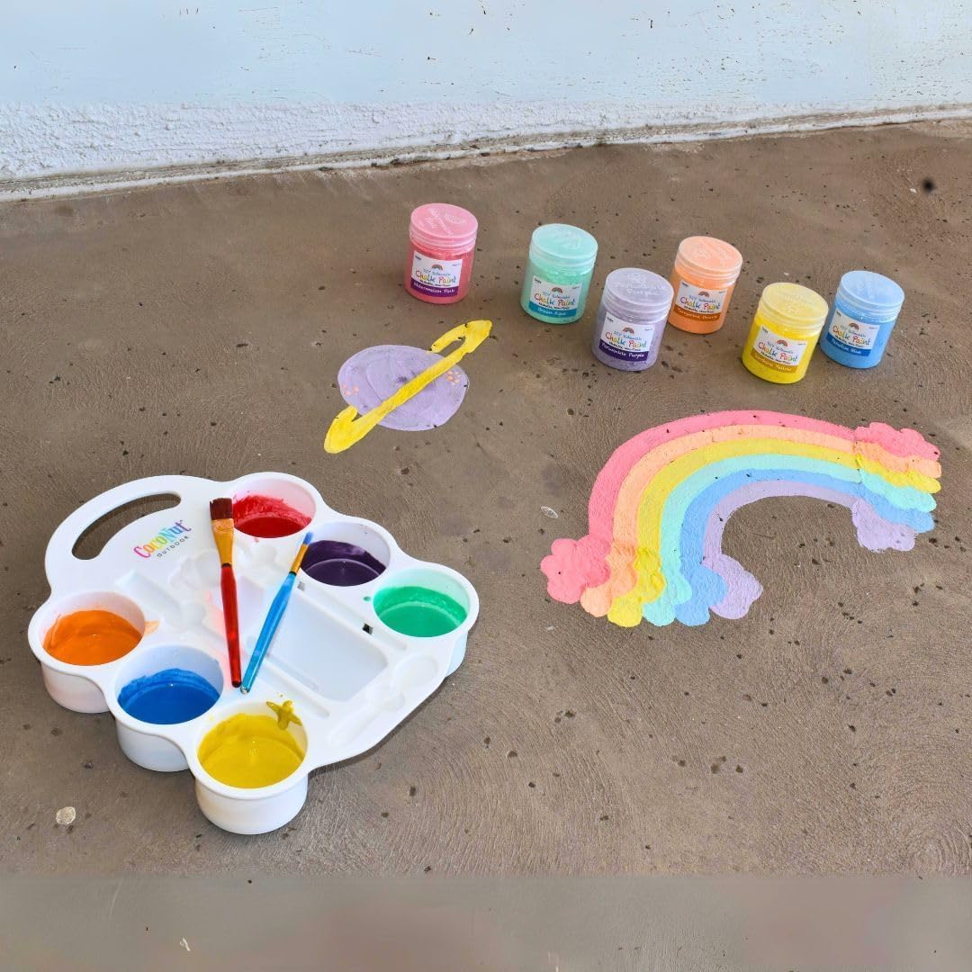 DIY Sidewalk Chalk Paint Deluxe Roller Brush Set