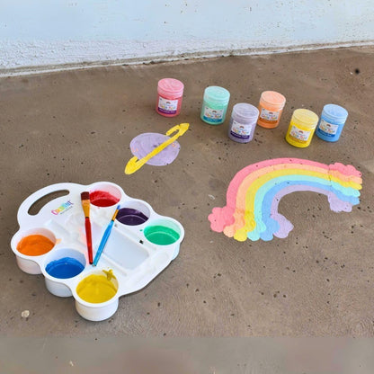 DIY Sidewalk Chalk Paint Deluxe Roller Brush Set