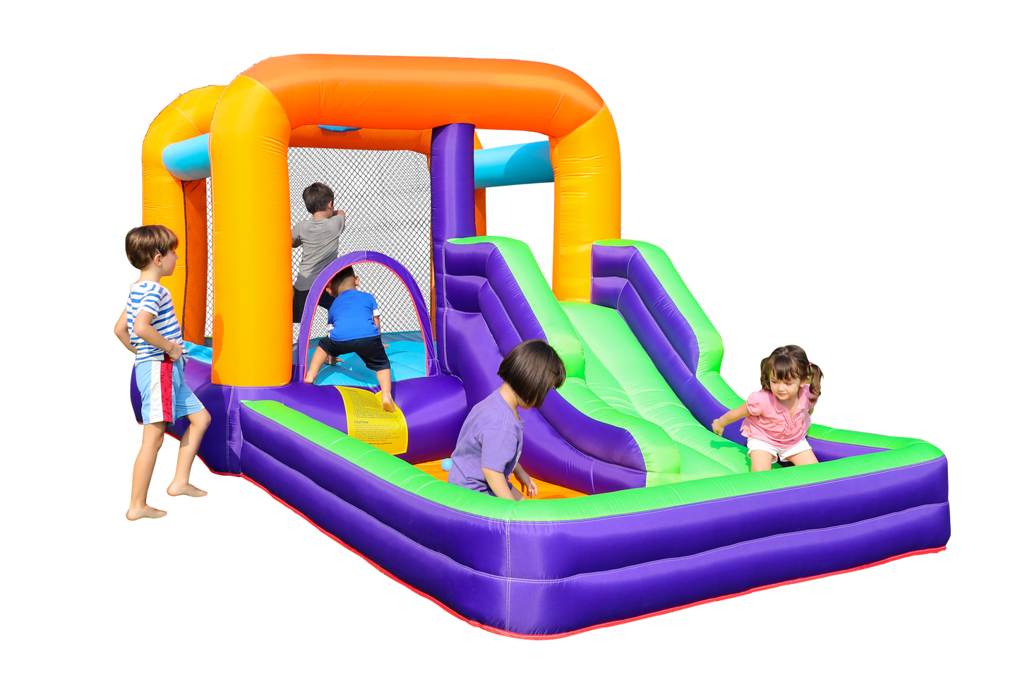 Bouncy Castle with Slide & Splashpad