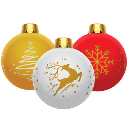 32" Inflatable Holiday Ornament - Assortment 3 Pack
