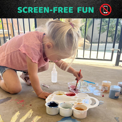 DIY Sidewalk Chalk Paint Deluxe Roller Brush Set
