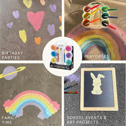 DIY Sidewalk Chalk Paint Deluxe Roller Brush Set