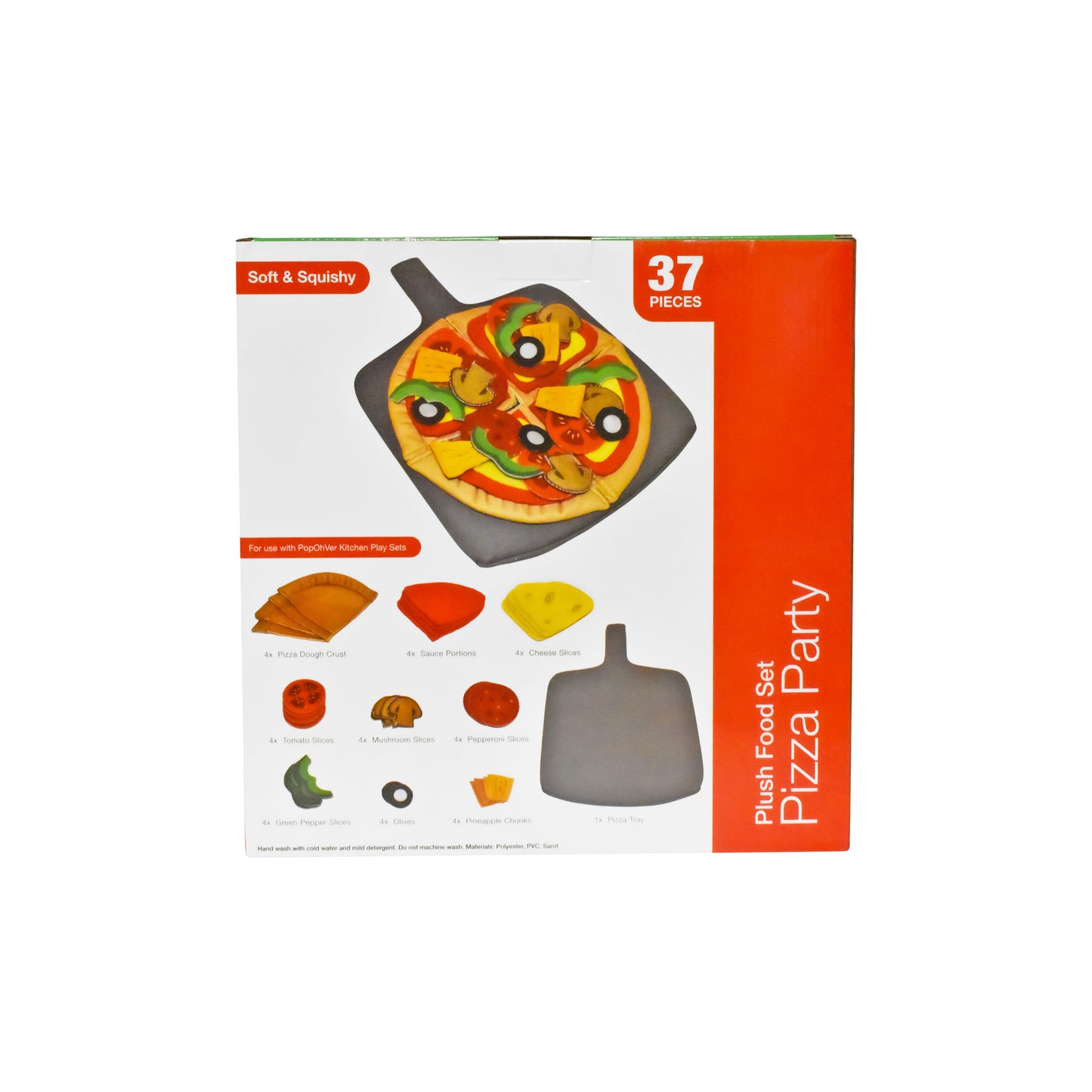 PopOhVer Deluxe Pots & Pans Set with Food Bundle