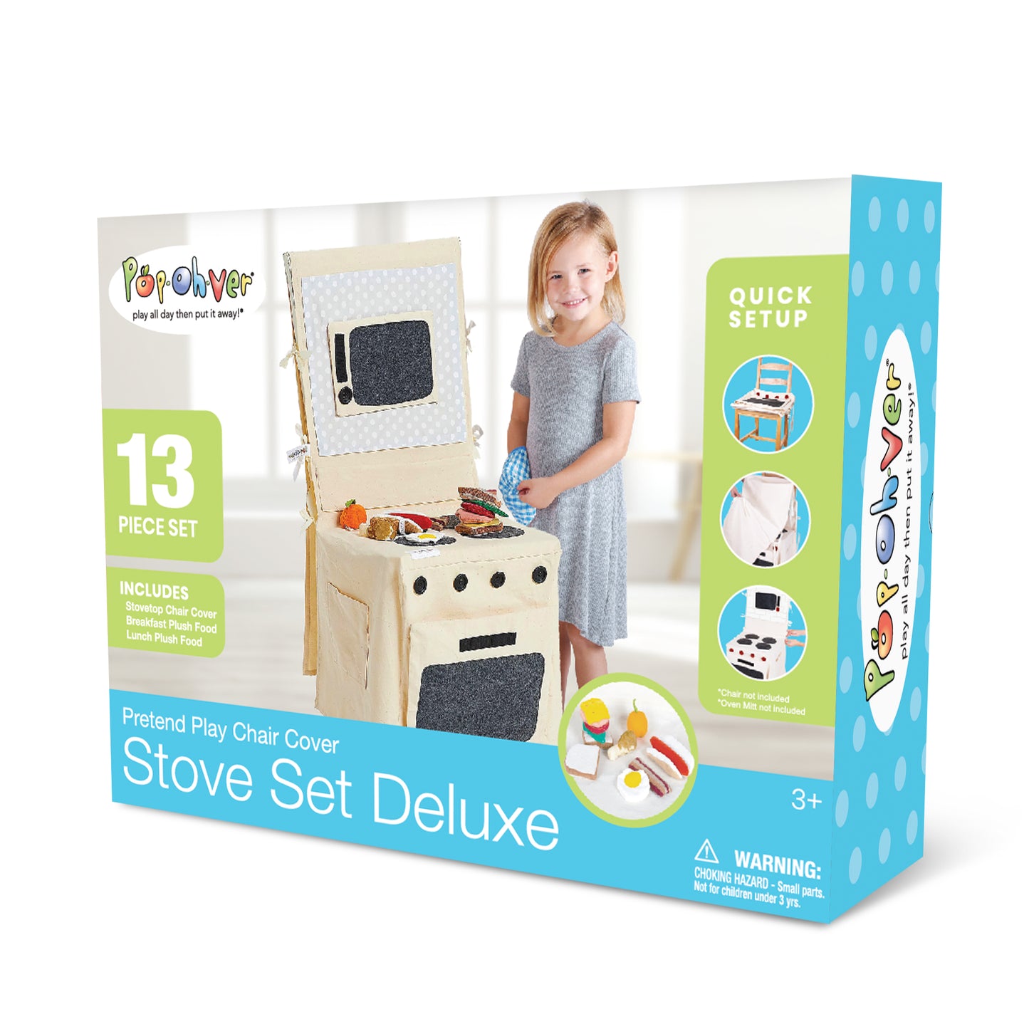 PopOhver Plush Stove& Food Bundle
