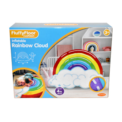 Rainbow Cloud Fluffy Floor Cushion