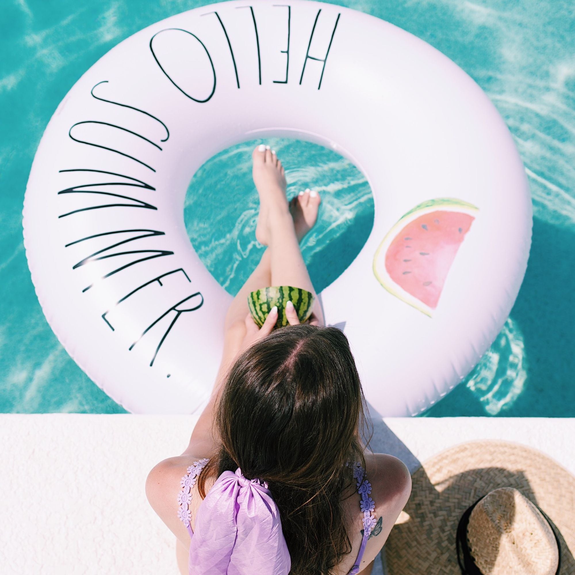 Inflatable Swim Ring Pink Donut Giant Float (for Older Kids Or Adult) |  Tots-Porter.Com