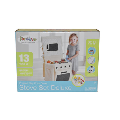 PopOhVer Deluxe Pots & Pans Set with Food Bundle