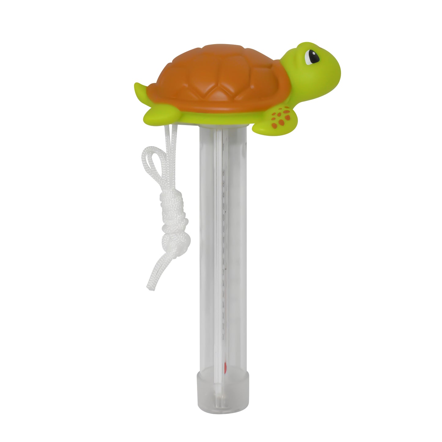 Sea Turtle Floating Pool Thermometer – Heavy-Duty Character Thermometer for Pools, Spas, & Hot Tubs – Accurate °F/°C Readings with Tether Rope