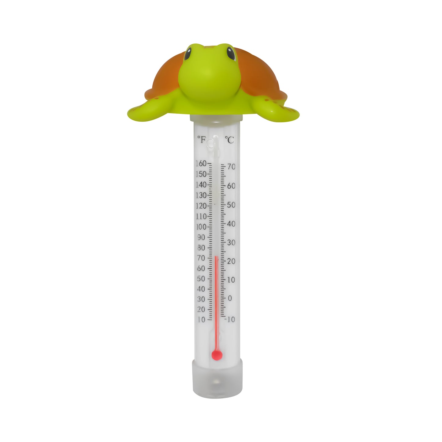 Sea Turtle Floating Pool Thermometer – Heavy-Duty Character Thermometer for Pools, Spas, & Hot Tubs – Accurate °F/°C Readings with Tether Rope