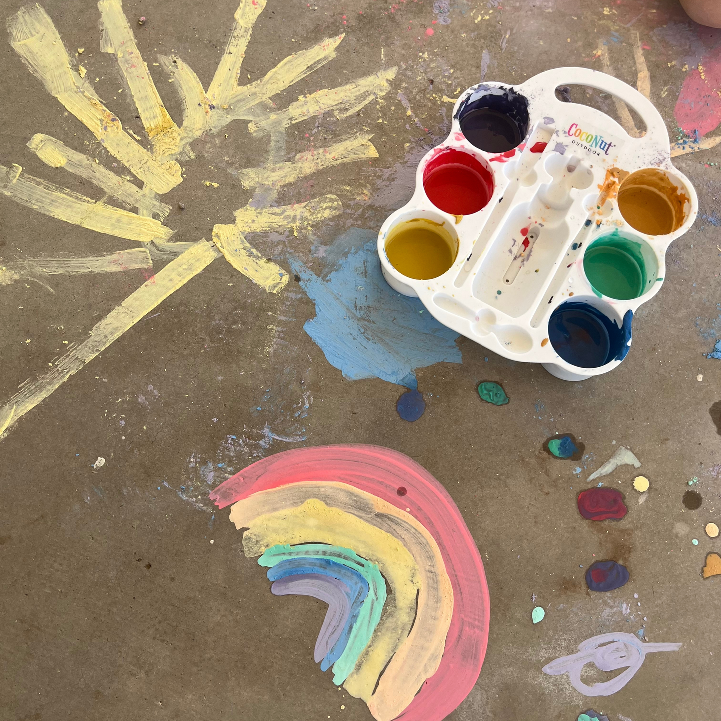 DIY Sidewalk Chalk Paint Set