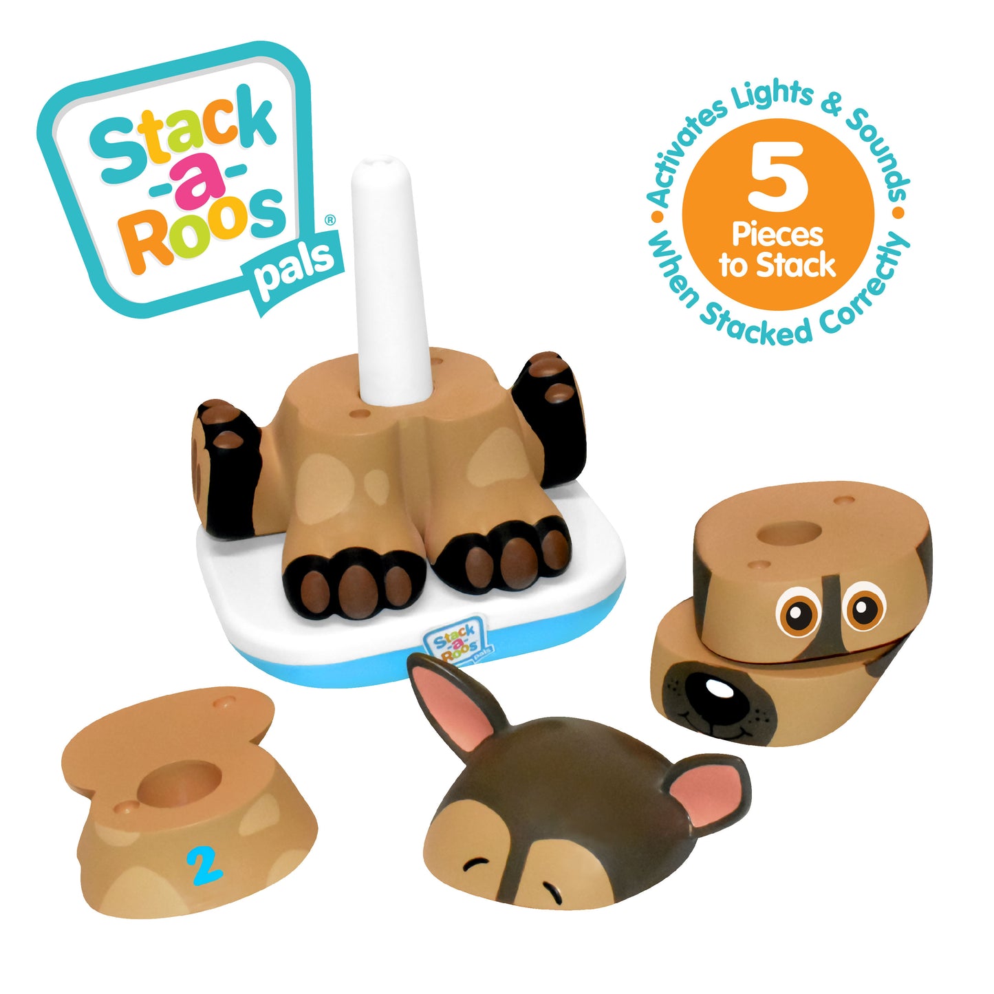 Stack-a-Roos Dog Animals 3PK Bundle
