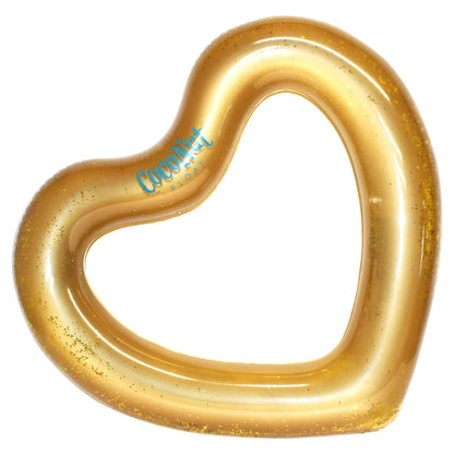 Glitter Heart Pool Float