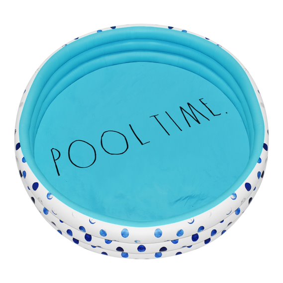 Mini Pool with Indigo Polka Dots