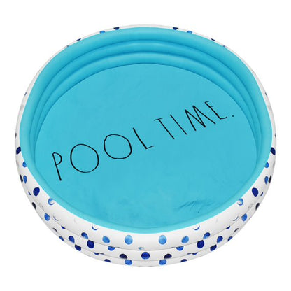 Mini Pool with Indigo Polka Dots