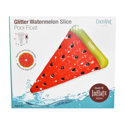 Glitter Watermelon Slice Pool Float