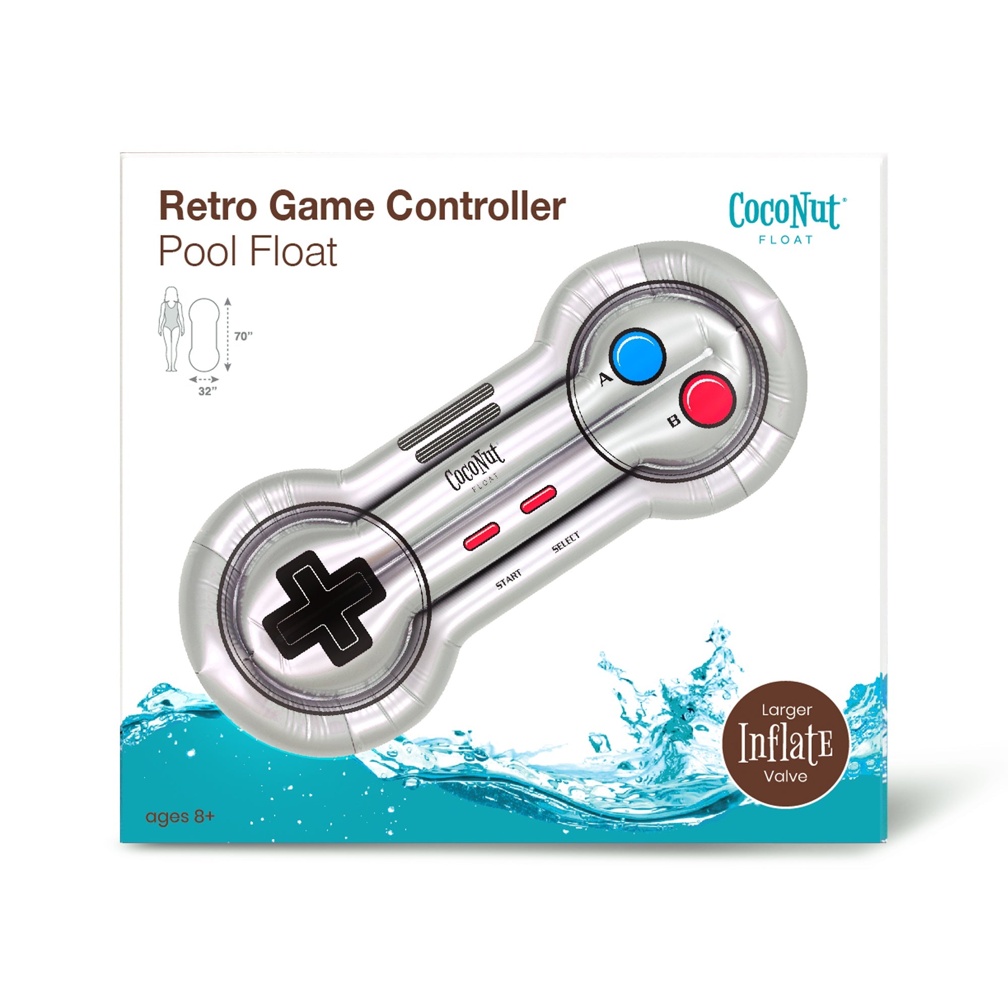 Retro Game Controller Pool Float – CocoNut Pool Floats