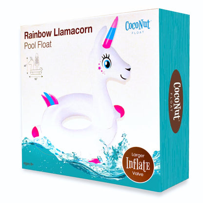 Rainbow Llamacorn Pool Float