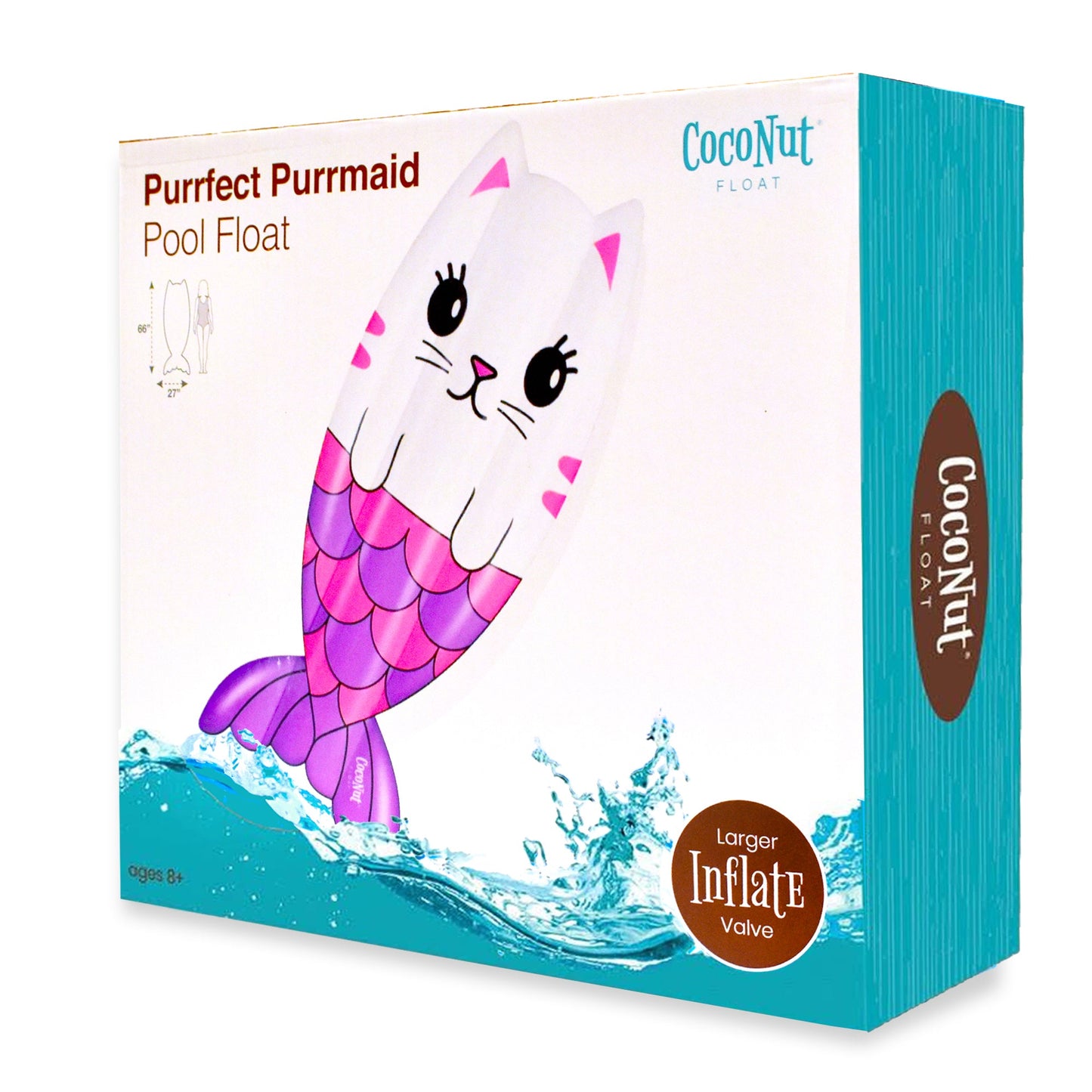 Purrfect Purrmaid Pool Float